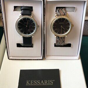 Kessaris - Watch - Black - Snake Print